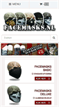 Mobile Screenshot of facemasks.nl